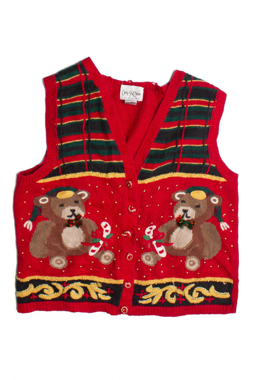 Red Ugly Christmas Vest 60783