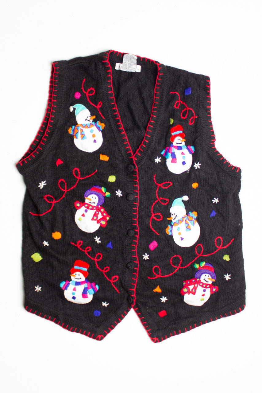 Black Ugly Christmas Vest 60786
