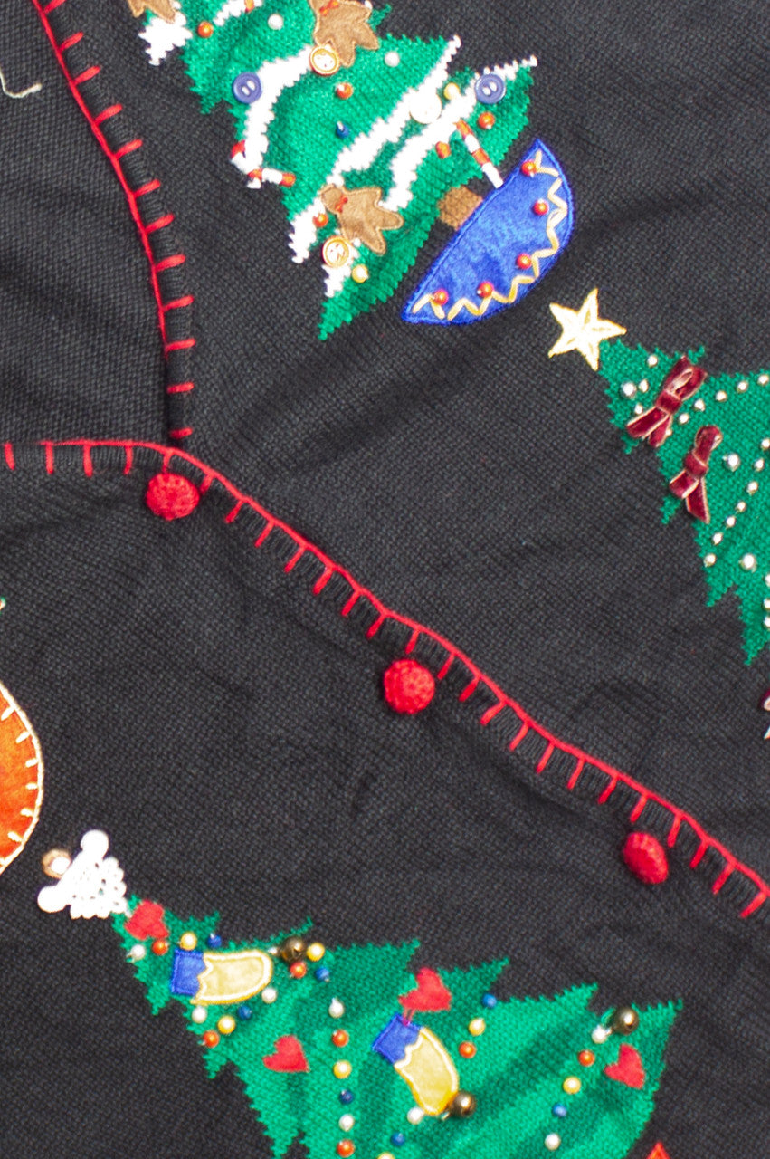 Black Ugly Christmas Vest 60793