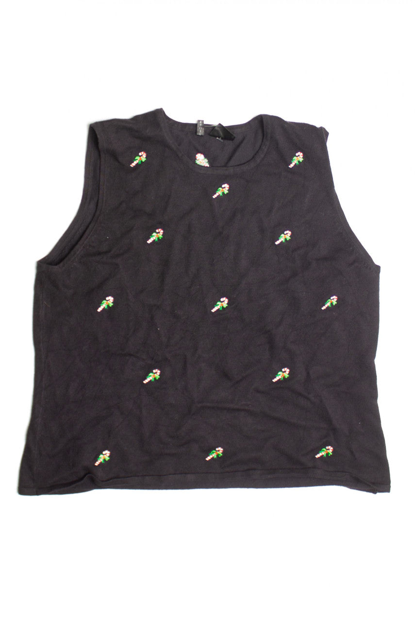 Black Ugly Christmas Vest 60796