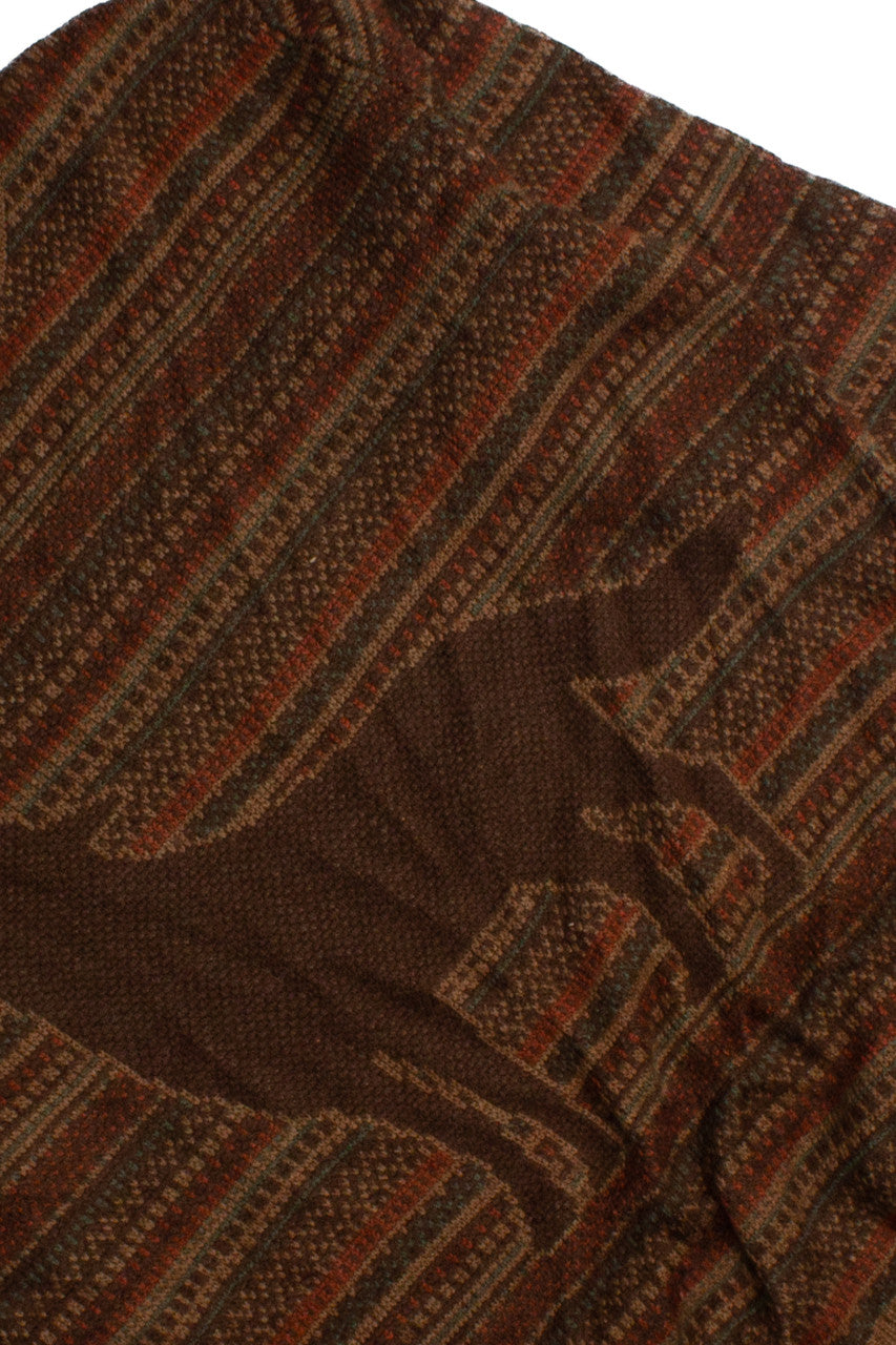 Cedar Wood State Wolf 80s Sweater