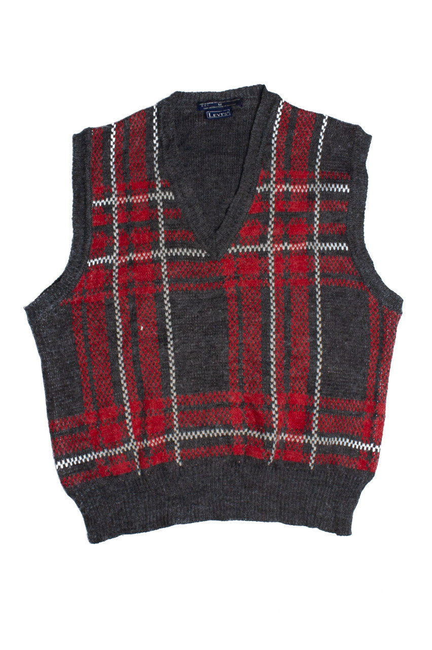 Vintage Tartan Levi's Vest (1980s)