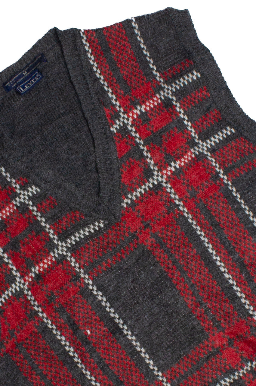 Vintage Tartan Levi's Vest (1980s)
