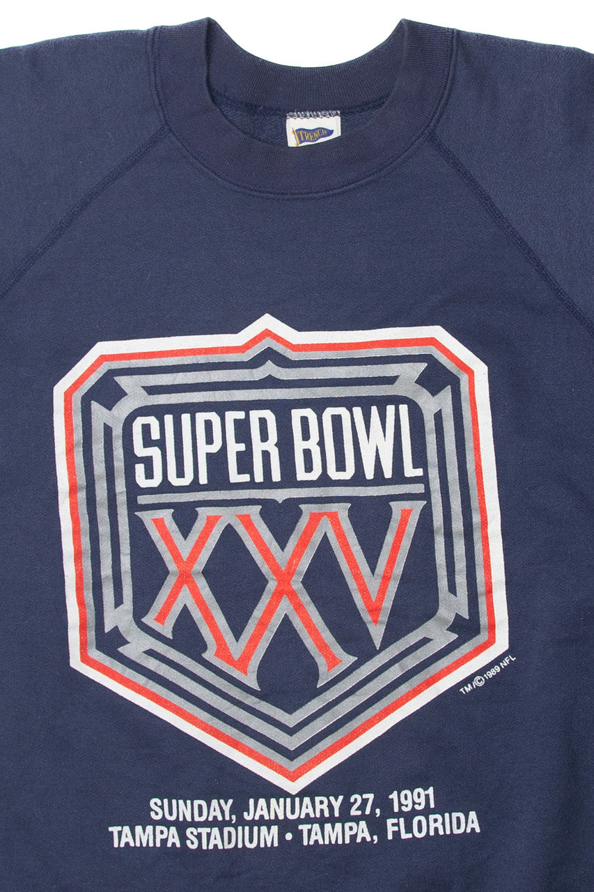 Vintage "Super Bowl XXV" 1991 Sweatshirt