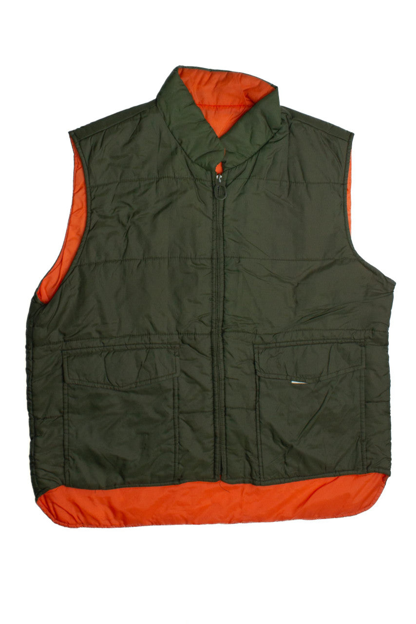 Vintage Olive Outerwear Vest (2000s)