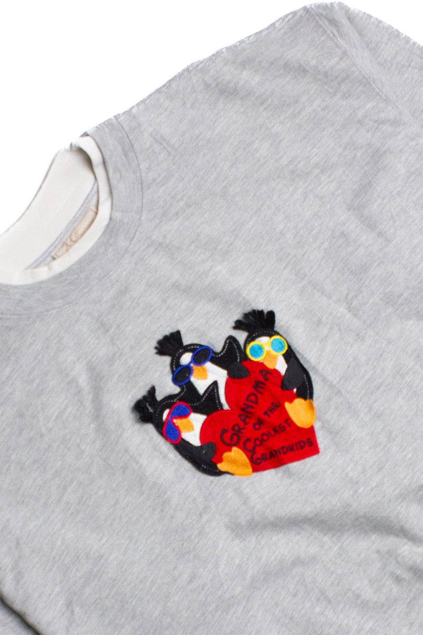 Vintage Penguin Grandma Sweatshirt (1990s)
