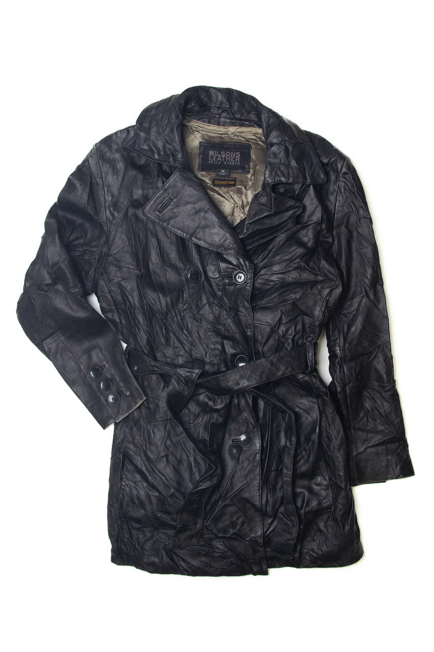 Vintage Wilson's Button Up Leather Jacket