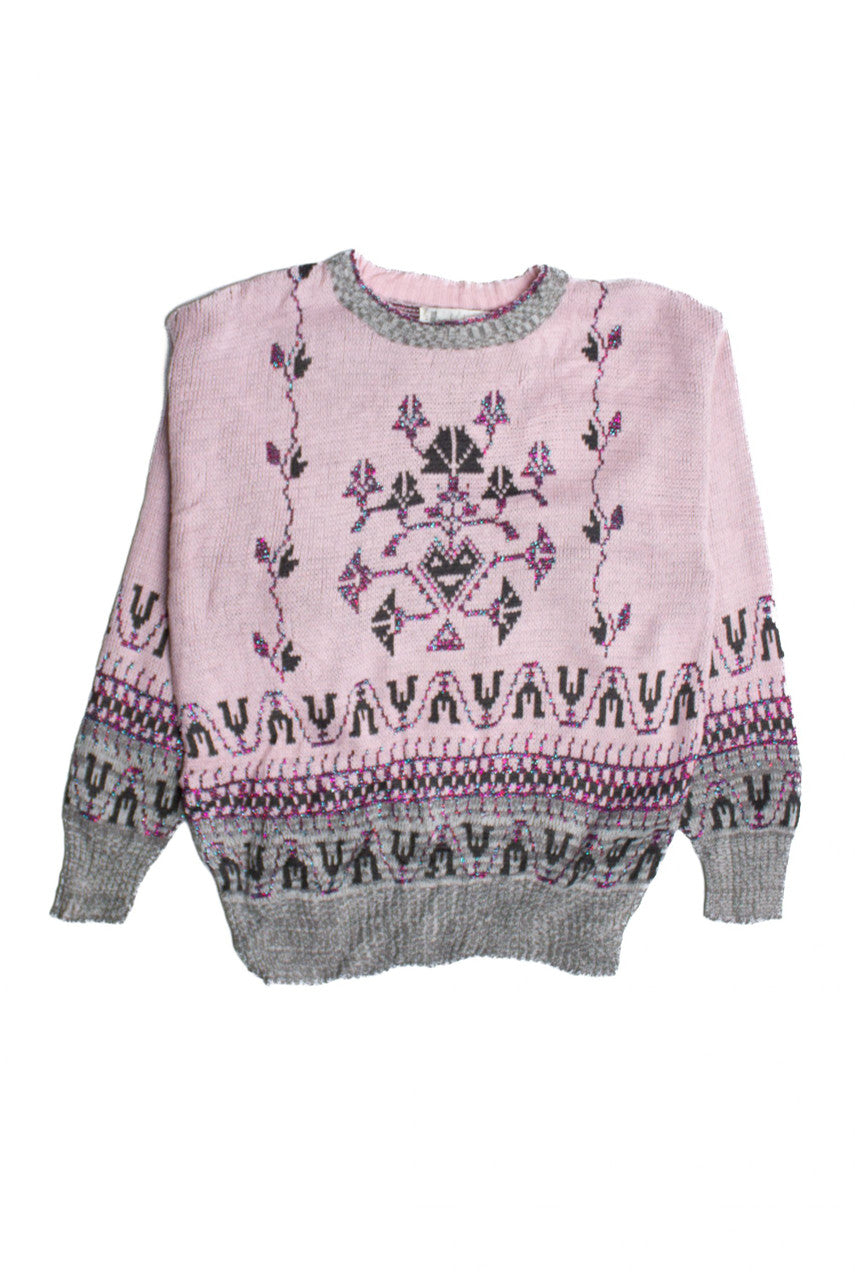 Vintage Barbara Sue Fair Isle Sweater (1980s)