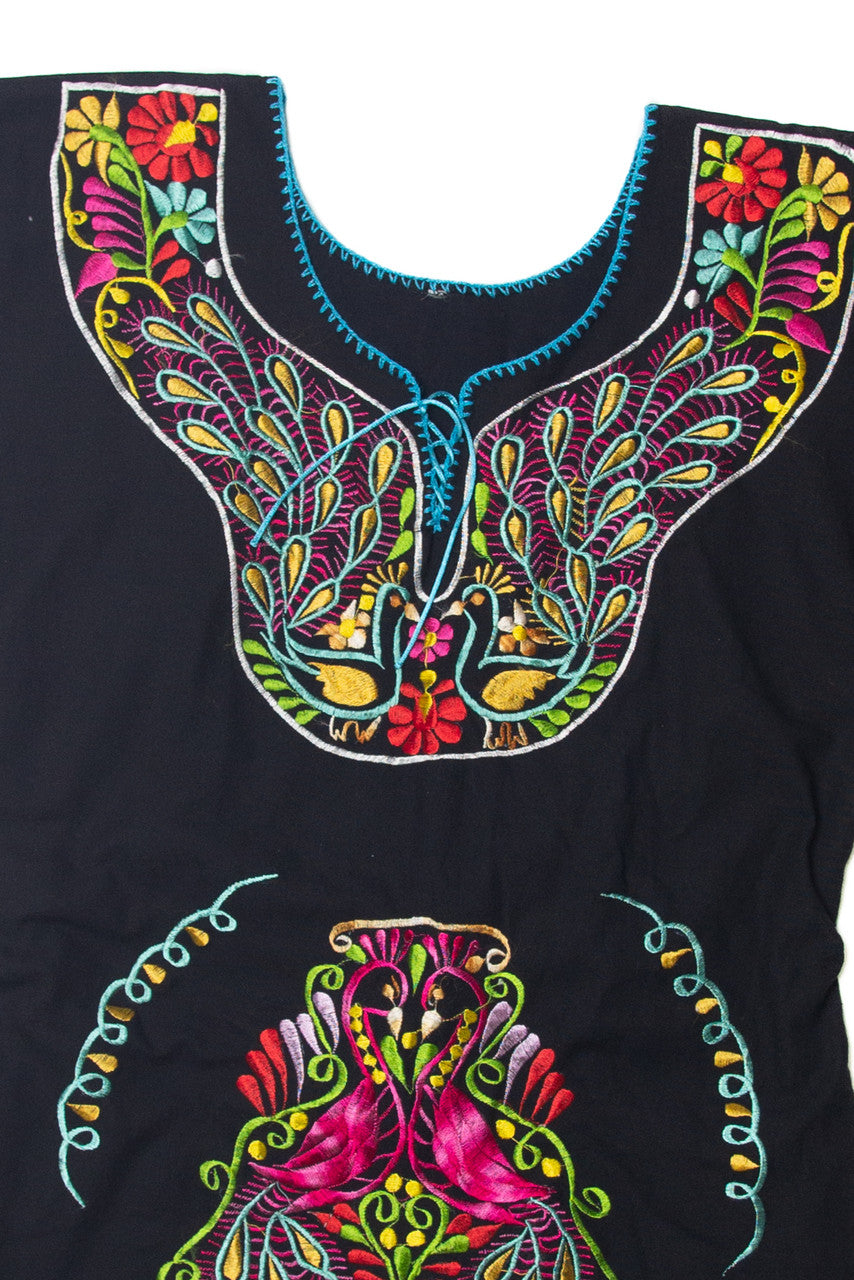 Embroidered Huipil Dress
