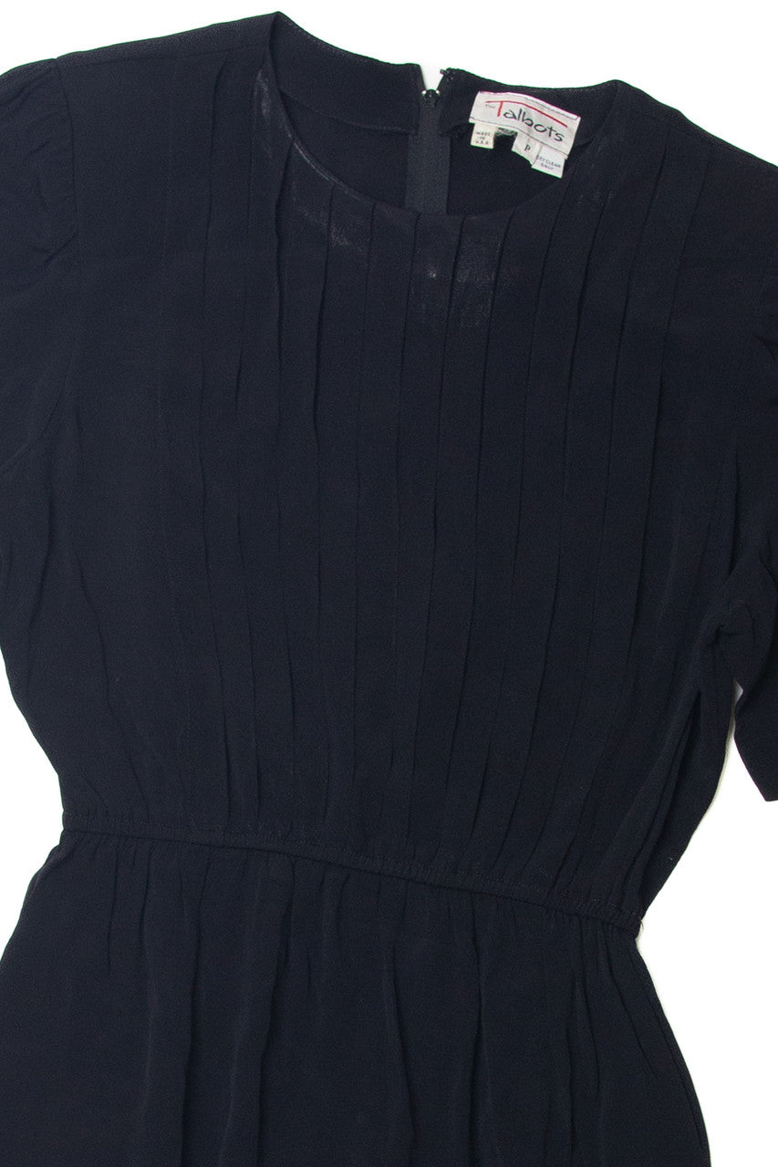 Vintage Talbots Black Dress