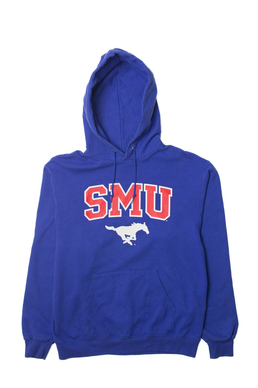 Vintage Champion SMU Southern Methodist University Hooded Sweatshirt