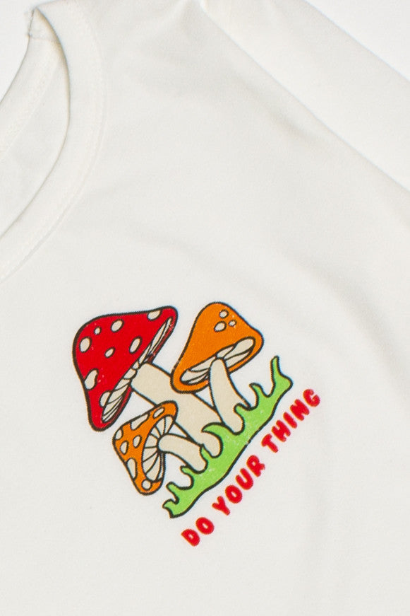 White Do Your Thing Mushroom Crop