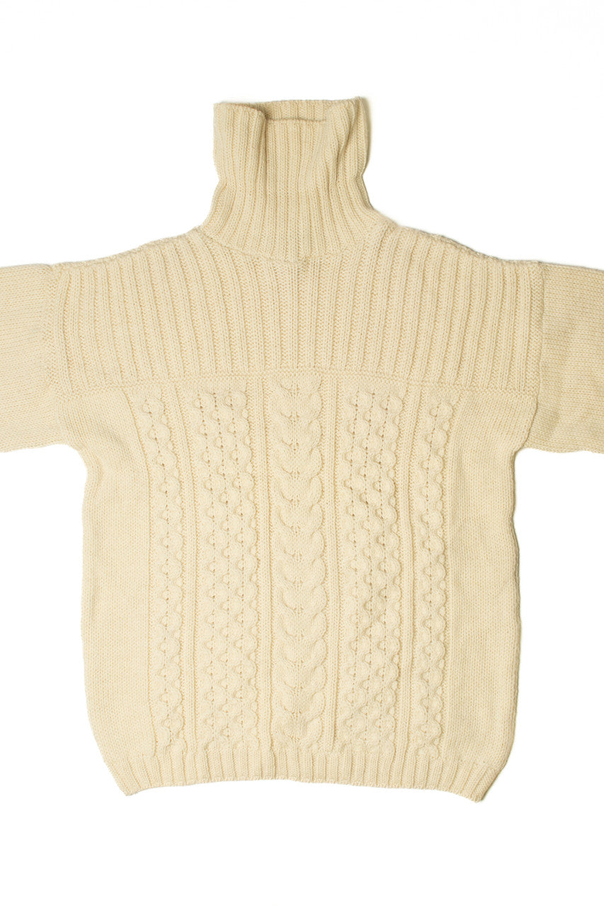 Vintage Inis Crafts Turtleneck Fisherman Sweater