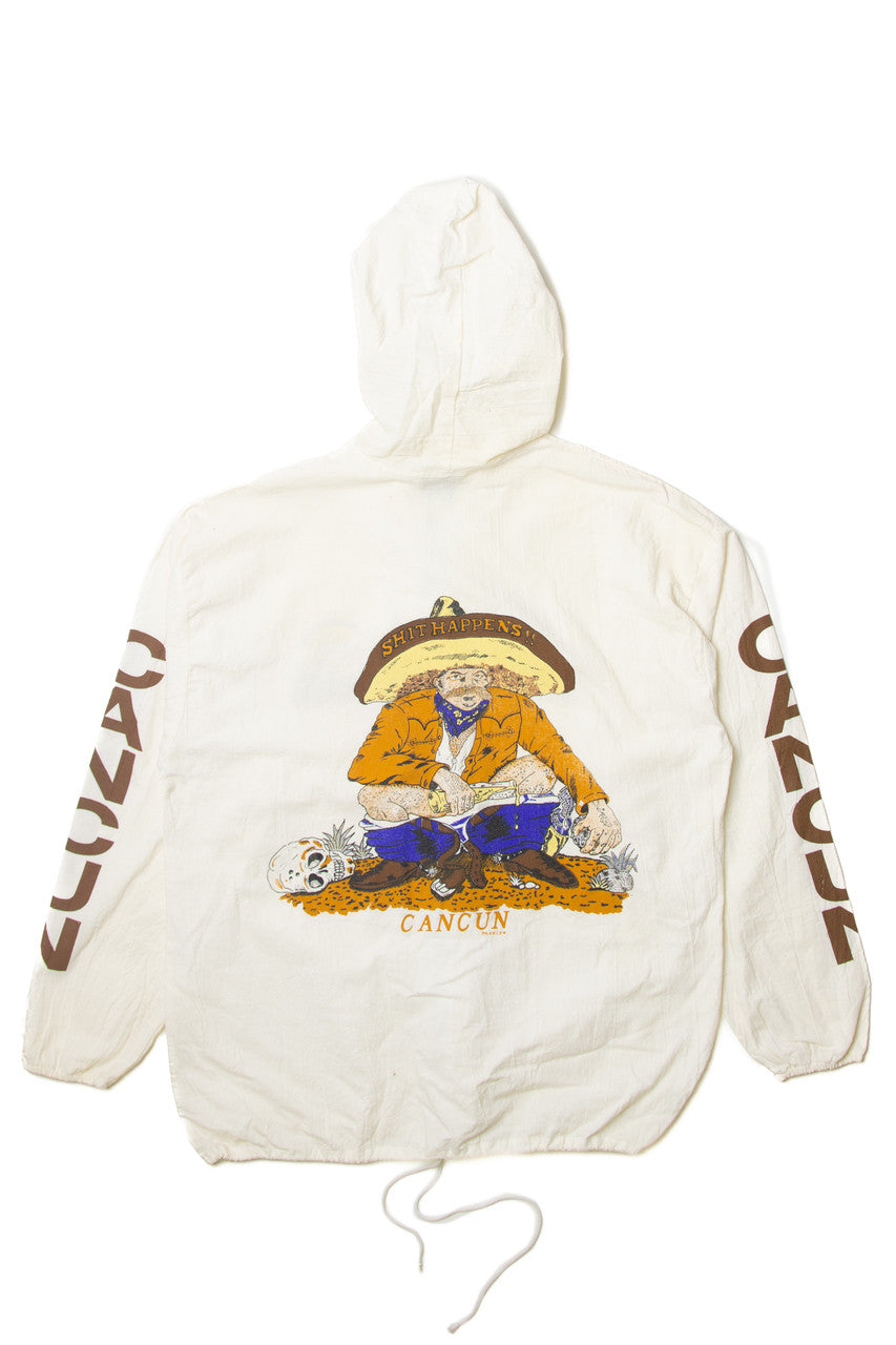 Vintage Cancun 'Shit Happens" Lightweight Jacket