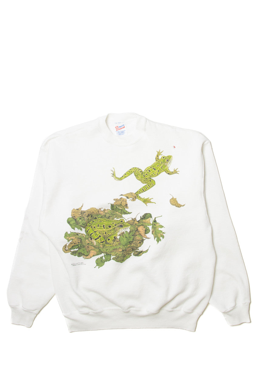 Vintage Frogs Hanes Sweatshirt (1990s)