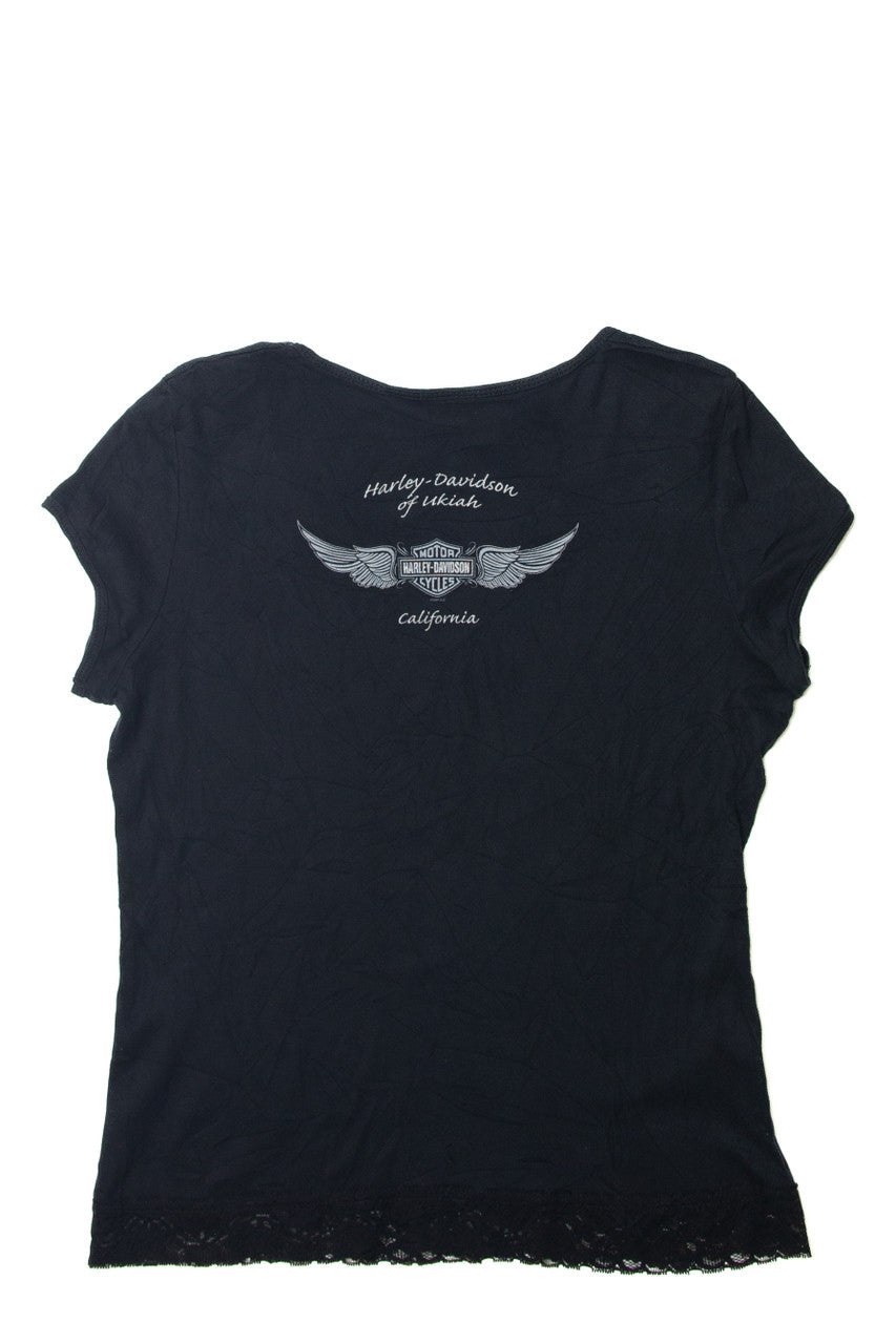 Harley Davidson Of Ukiah T-Shirt (2000s)