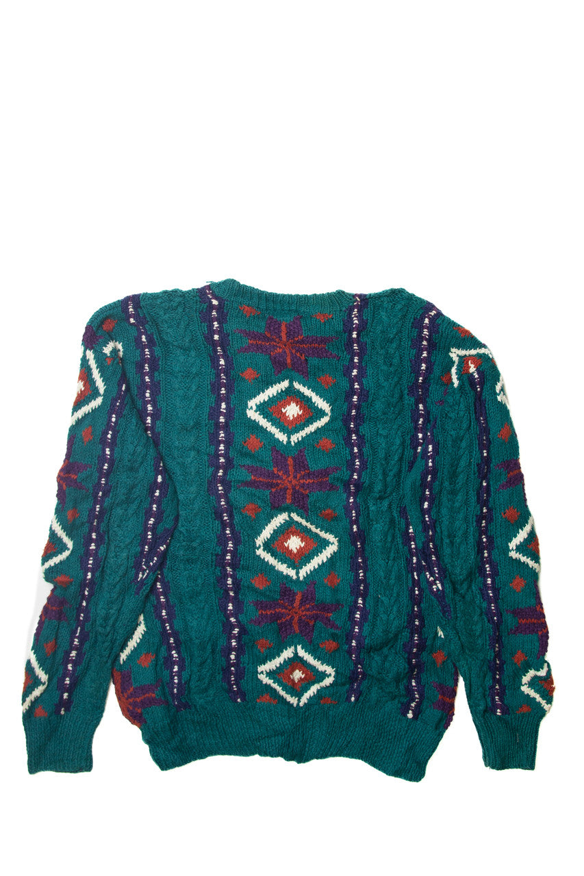 Vintage Northern Isles Hand Knit 80s Sweater