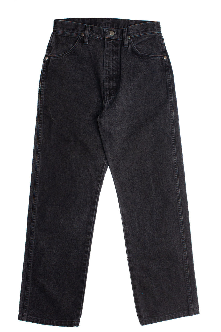 Vintage Black Wrangler Straight Leg Jeans