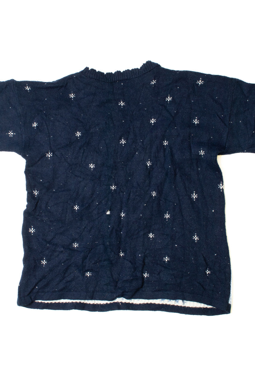 Navy Blue Ugly Christmas Sweater 61349