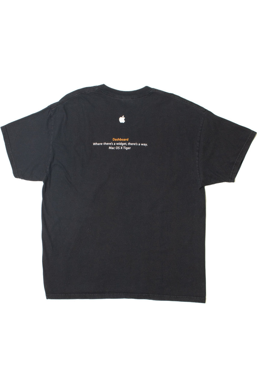 Apple Mac OS X Tiger Dashboard Promotional T-Shirt