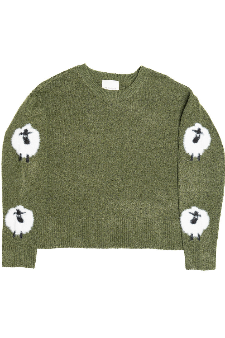 Animal Sleeve Sweater