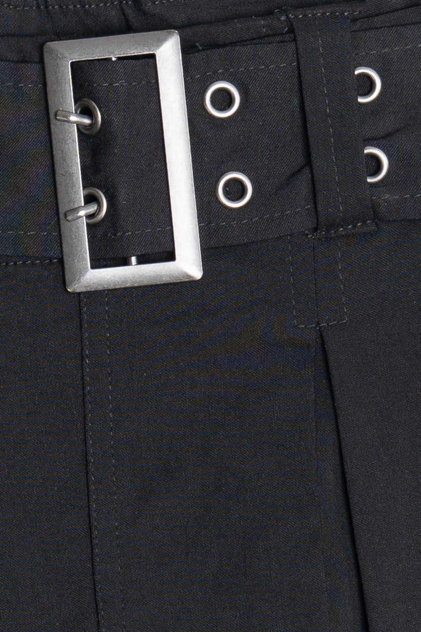 Low Rise Belted Mini Skort