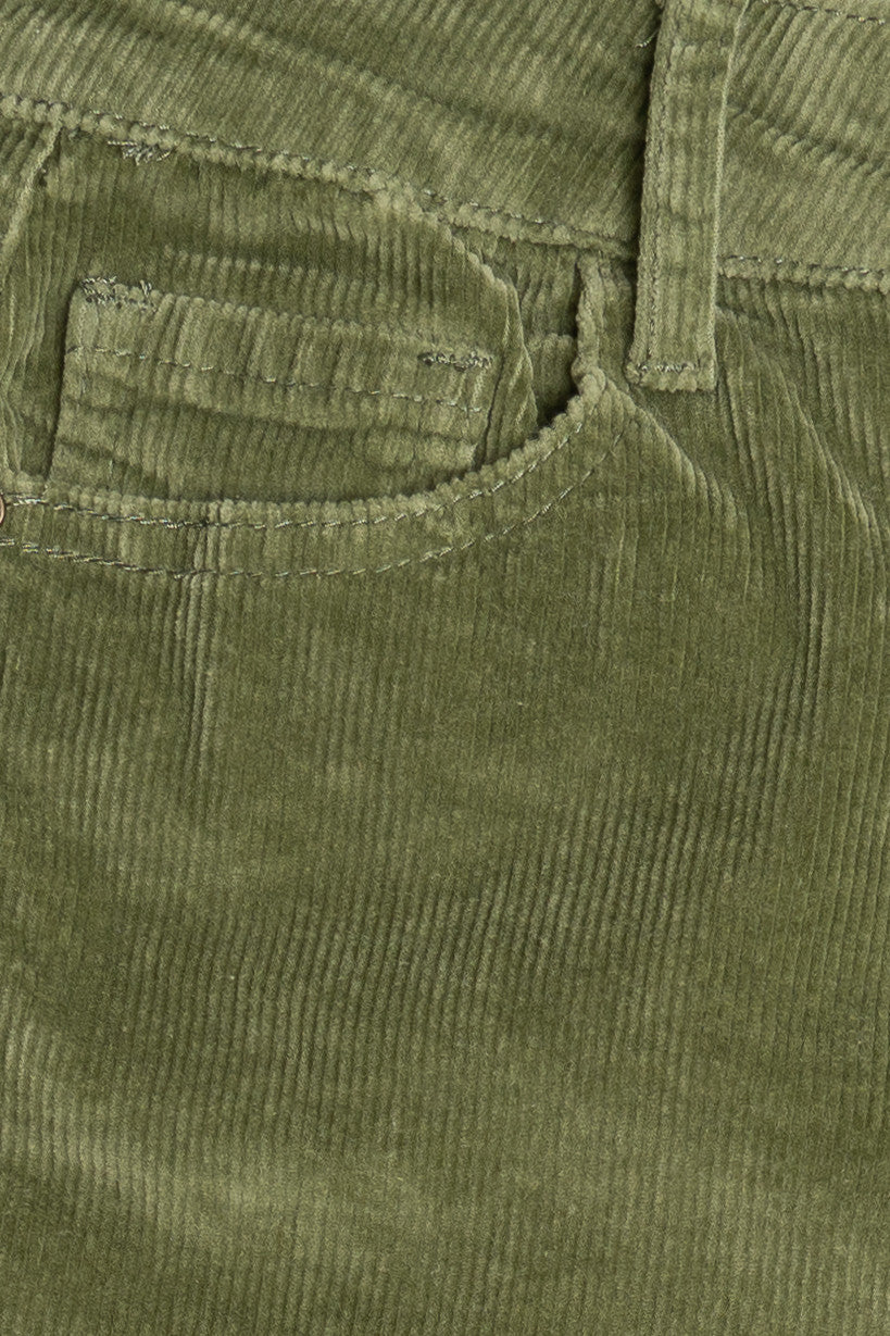 Pocket Applique Corduroy Flares