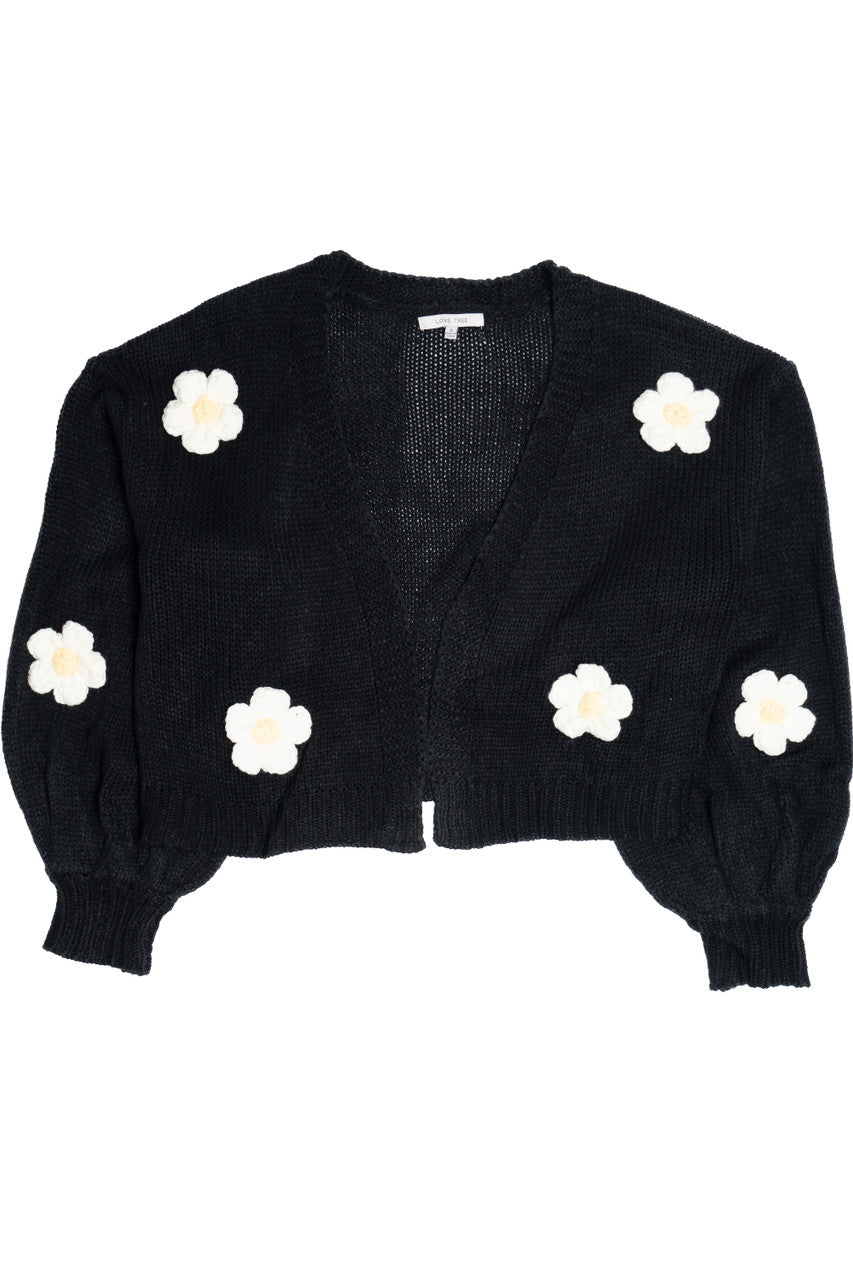 3D Daisy Cardigan