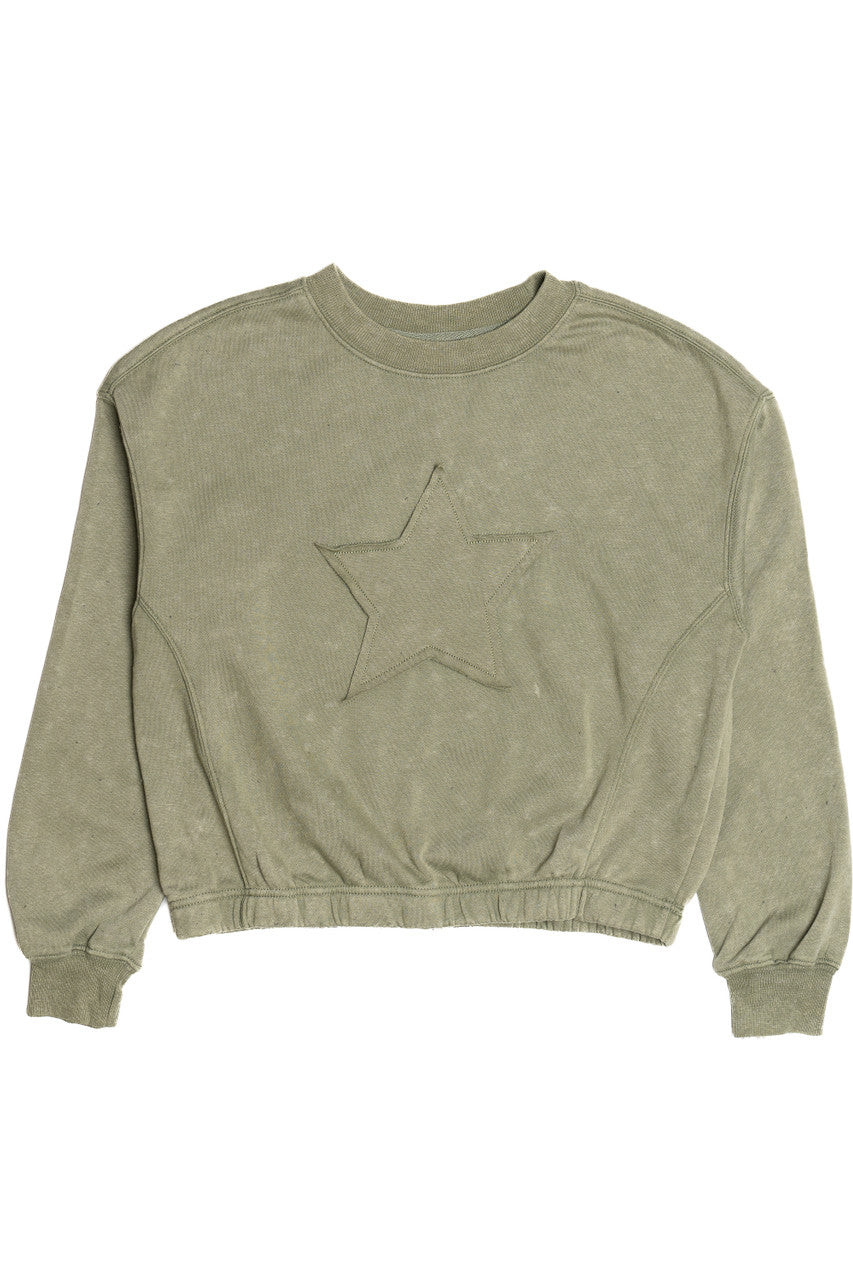 Star Applique Sweatshirt