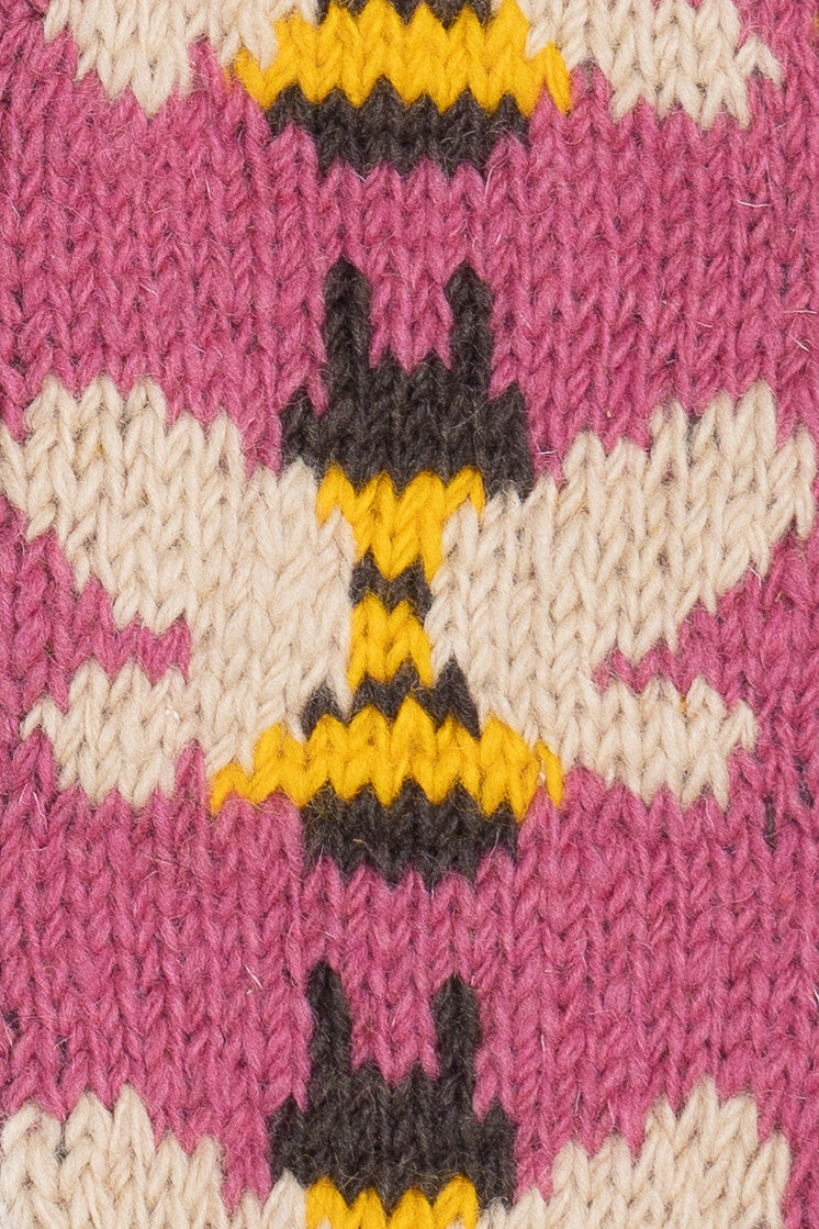 Nature Motif Knit Stocking