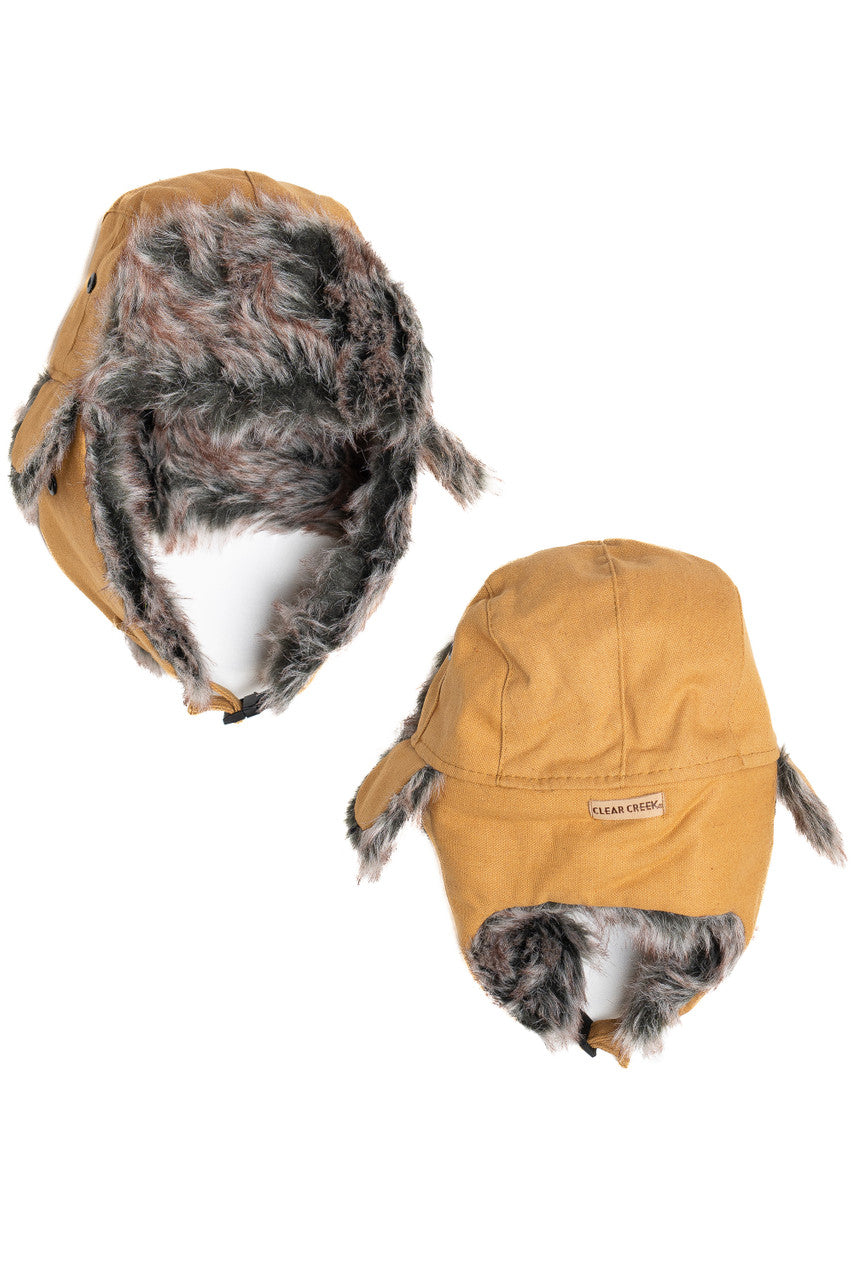 Fur Lined Trapper Hat