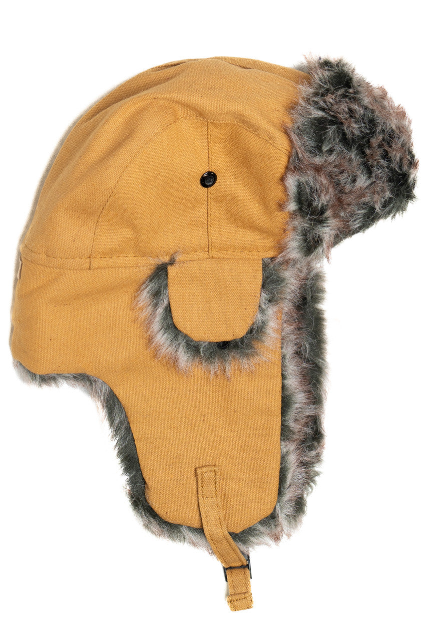 Fur Lined Trapper Hat
