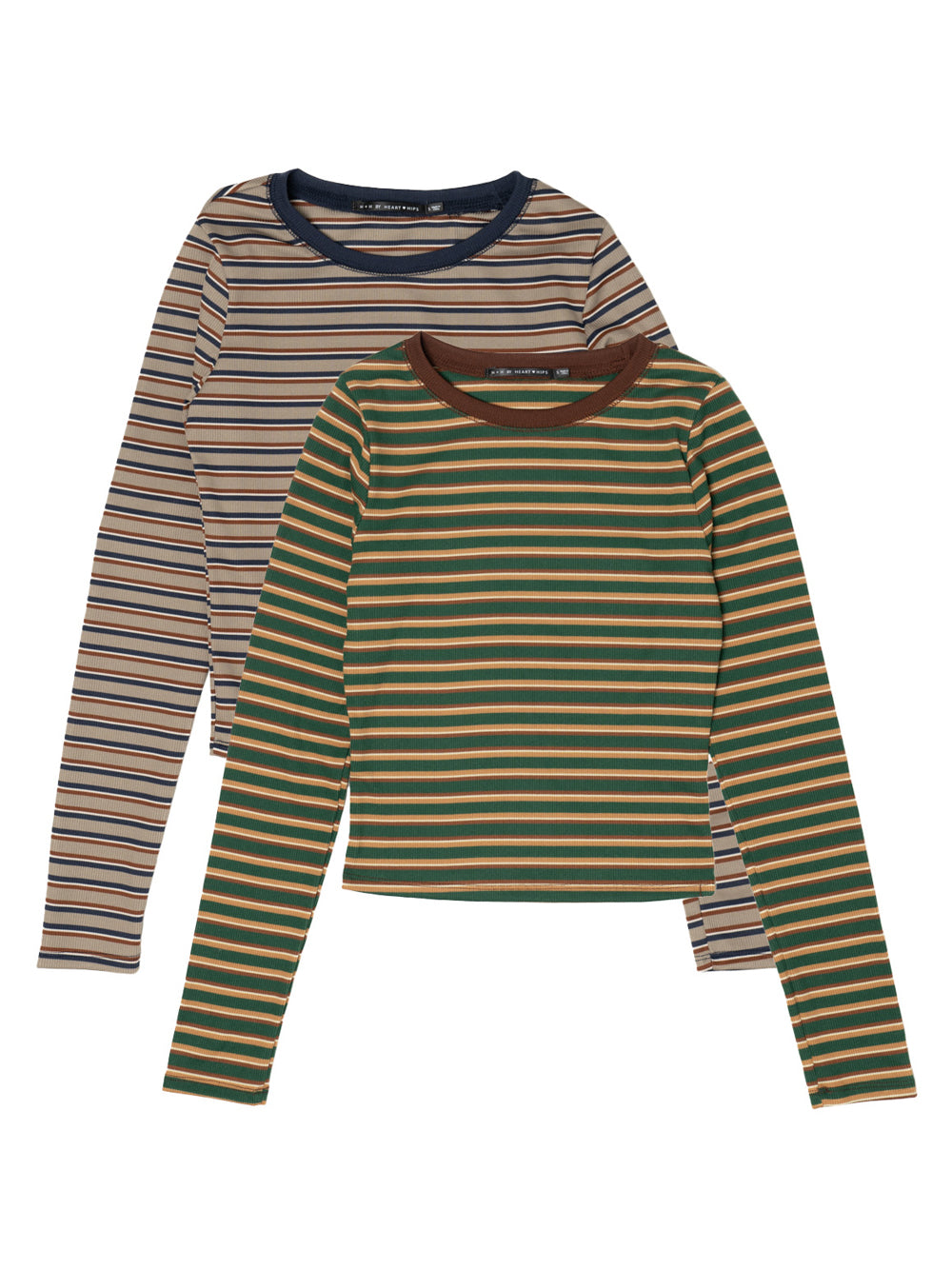 Striped Ringer Long Sleeve Tee