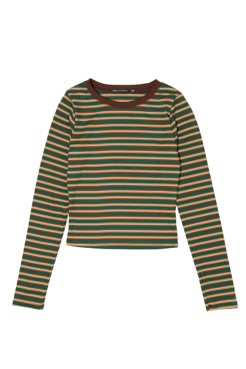 Striped Ringer Long Sleeve Tee