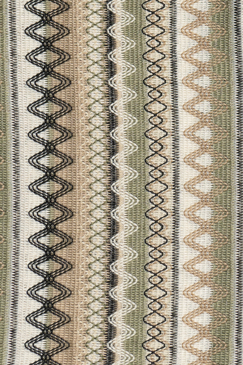 Zig Zag Woven Button Up Shirt