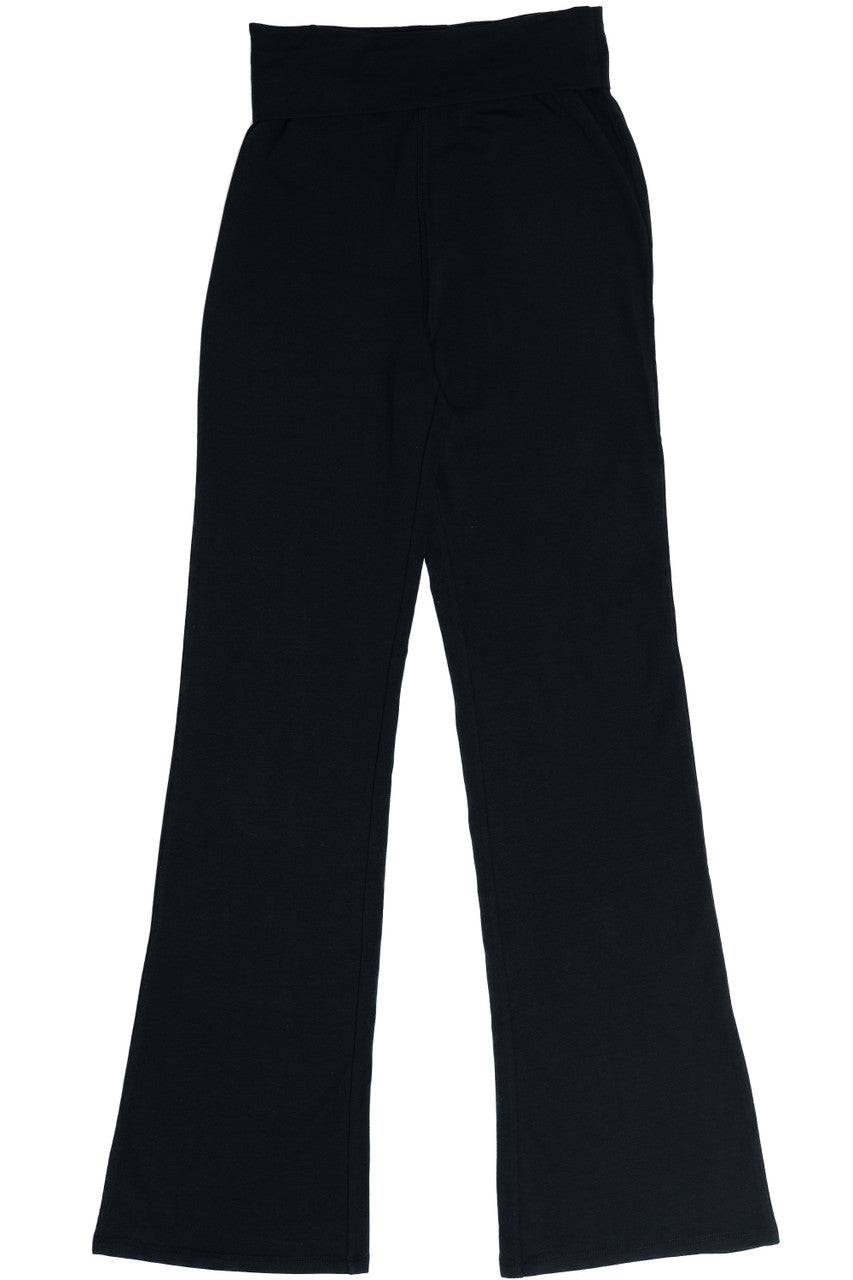 Foldover Flare Pants