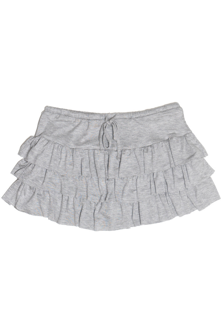 Tiered Ruffle Mini Skort