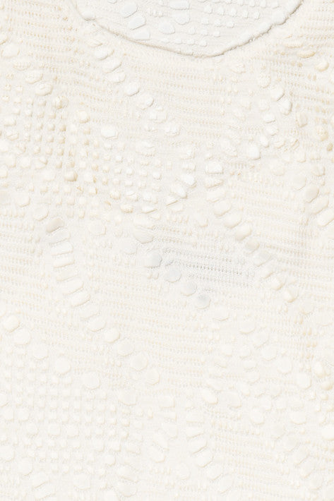 Bell Sleeve Crochet Dress With Slip