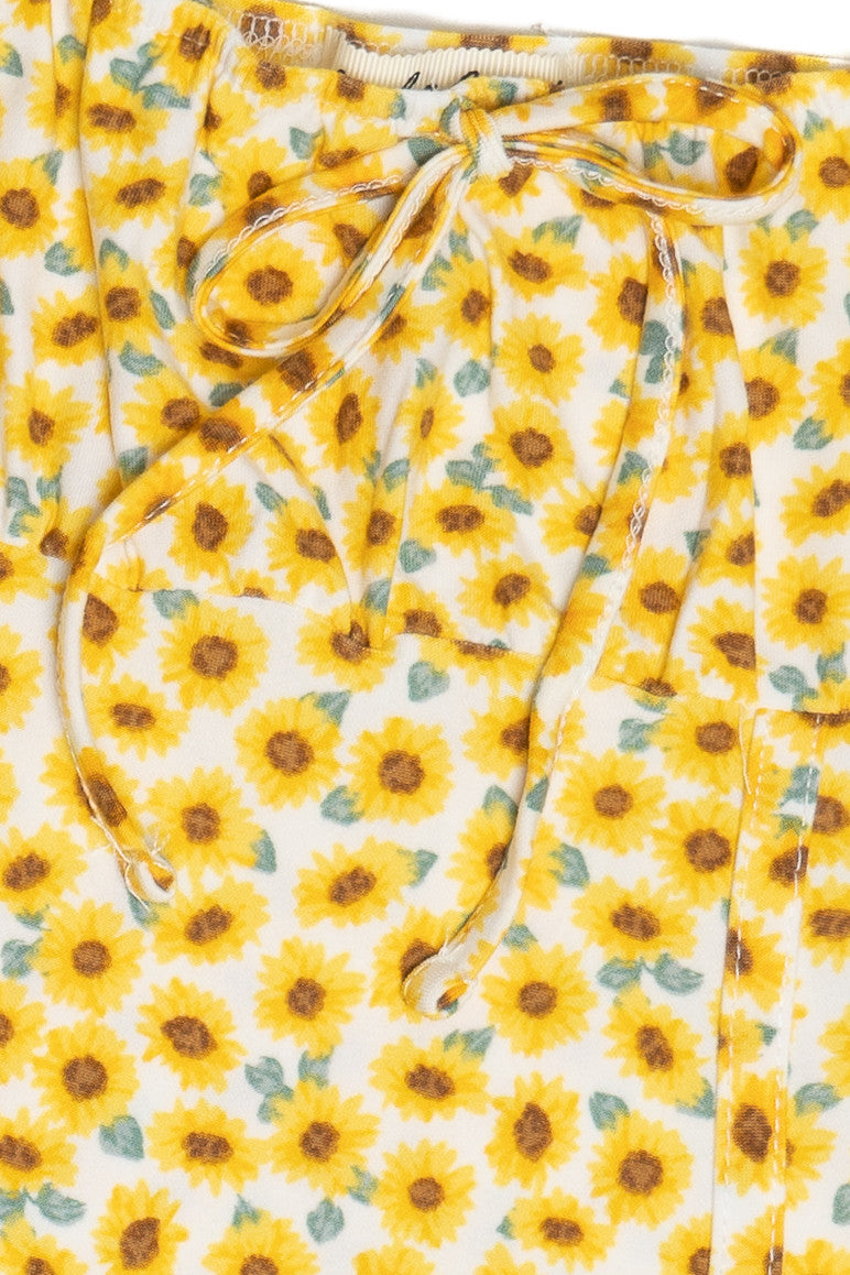 Yellow Sunflower Mini Dress