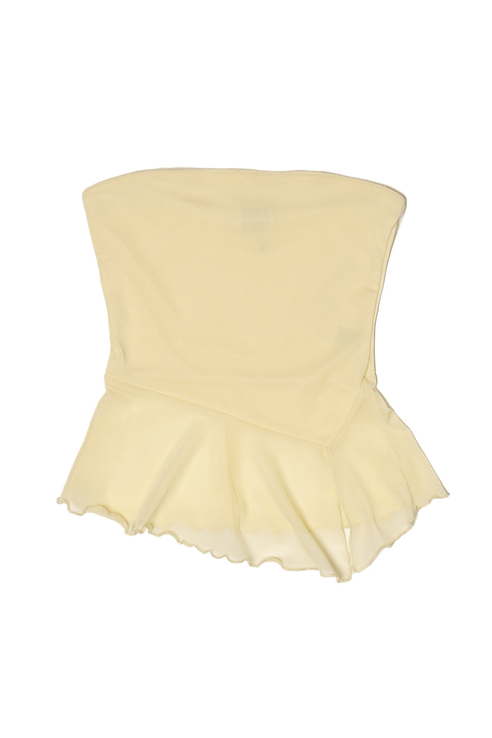 Asymmetrical Split Bottom Tube Top