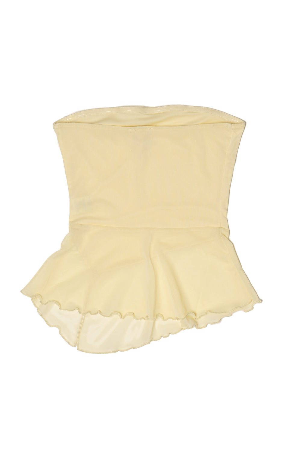 Asymmetrical Split Bottom Tube Top