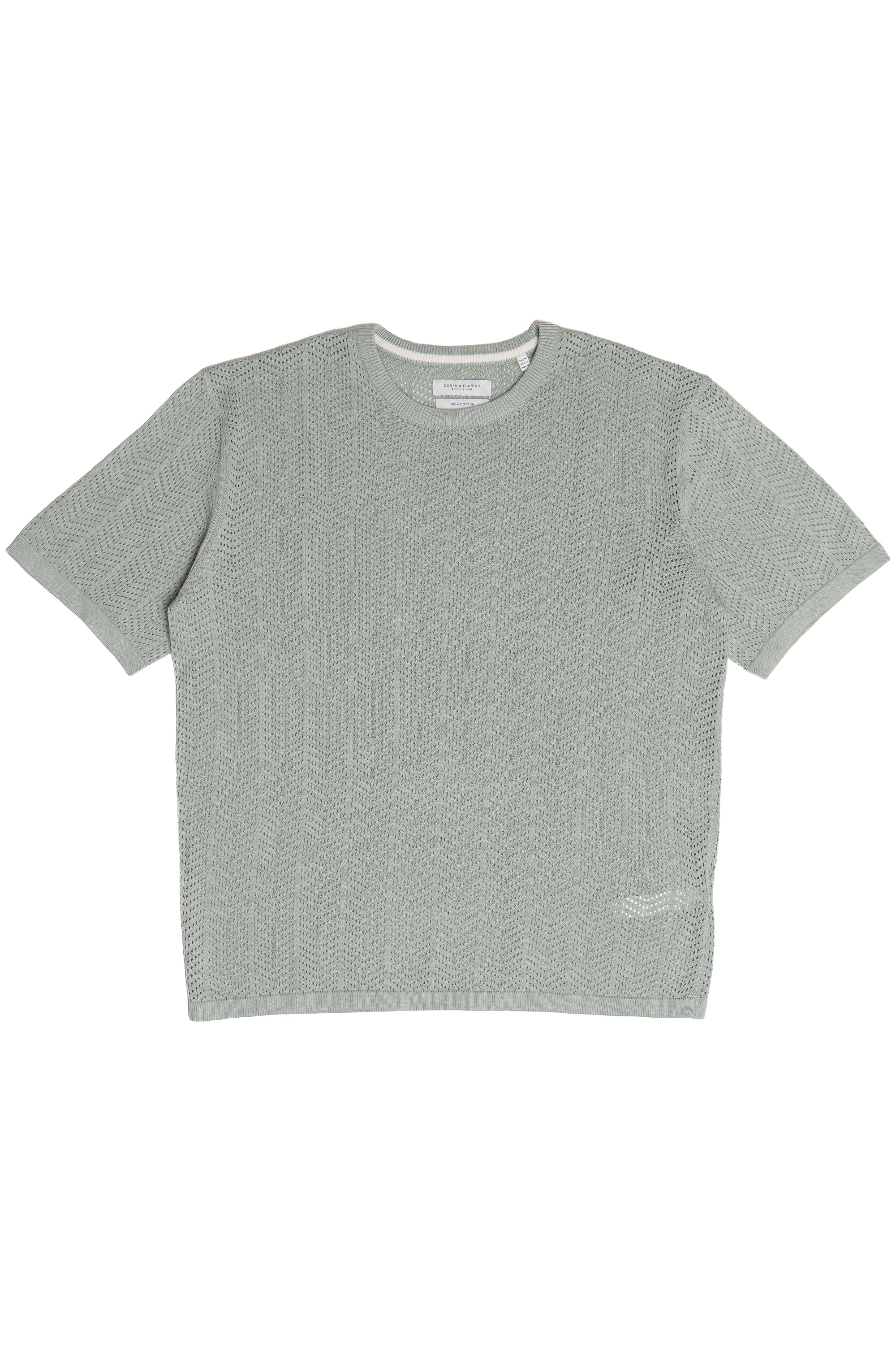 Chevron Open Weave Tee