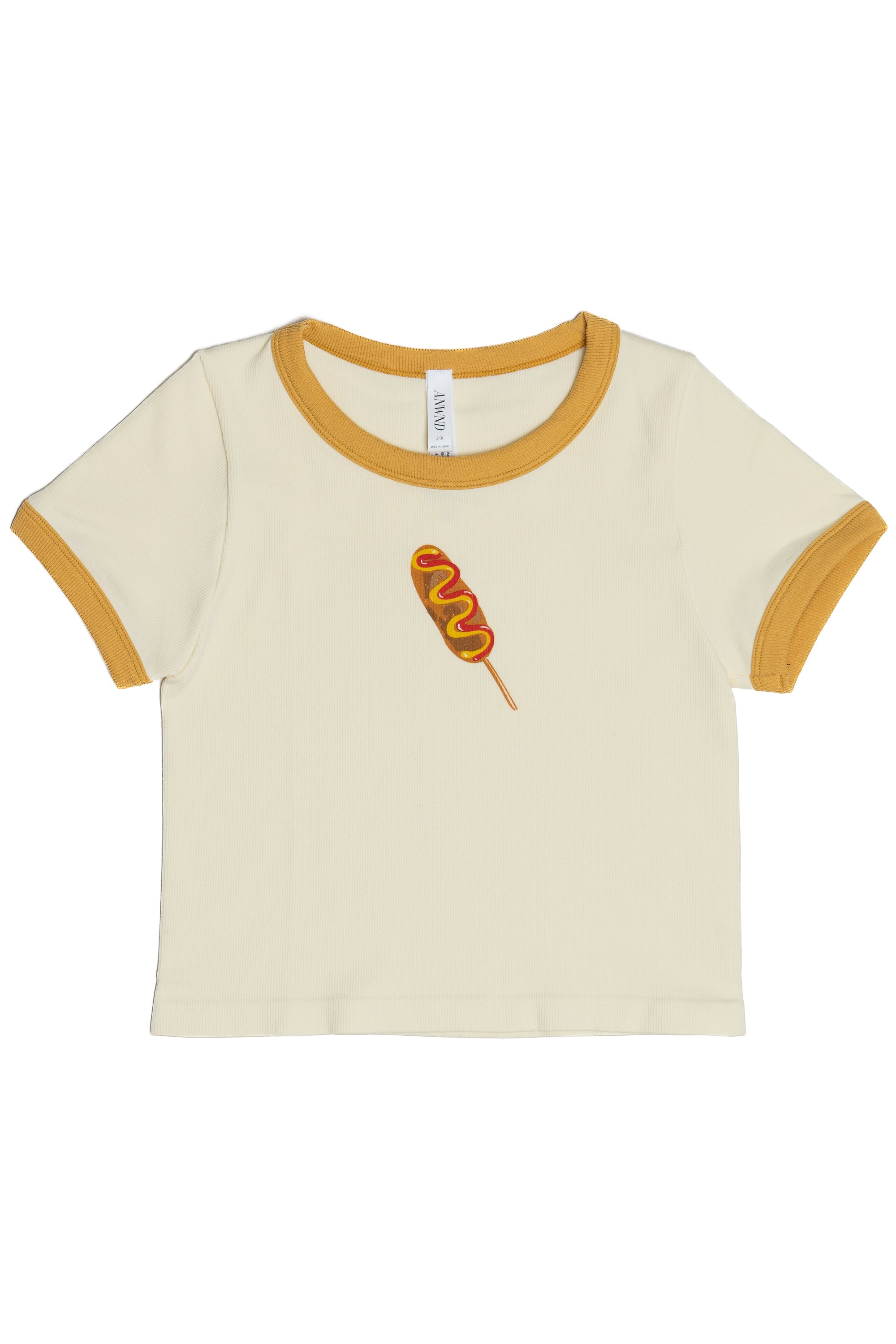 Corn Dog Ringer Tee