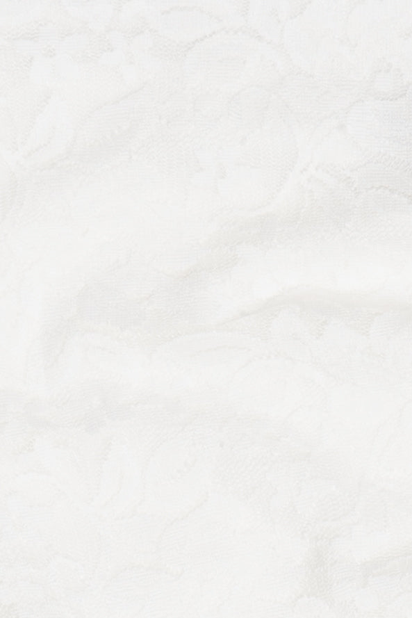 Side Ruche Lace Tube Top