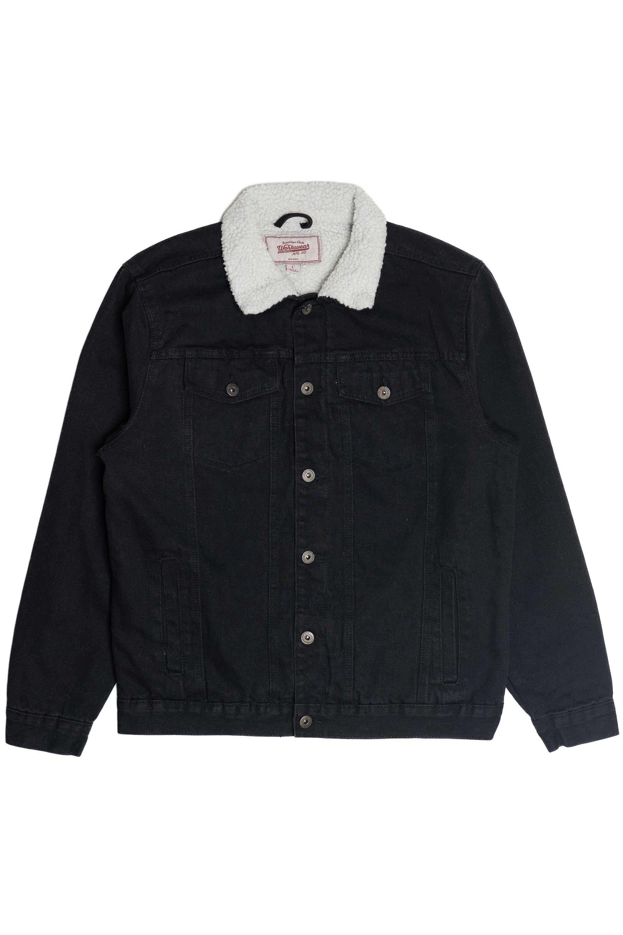 Faux Sherling Lined Trucker Jacket