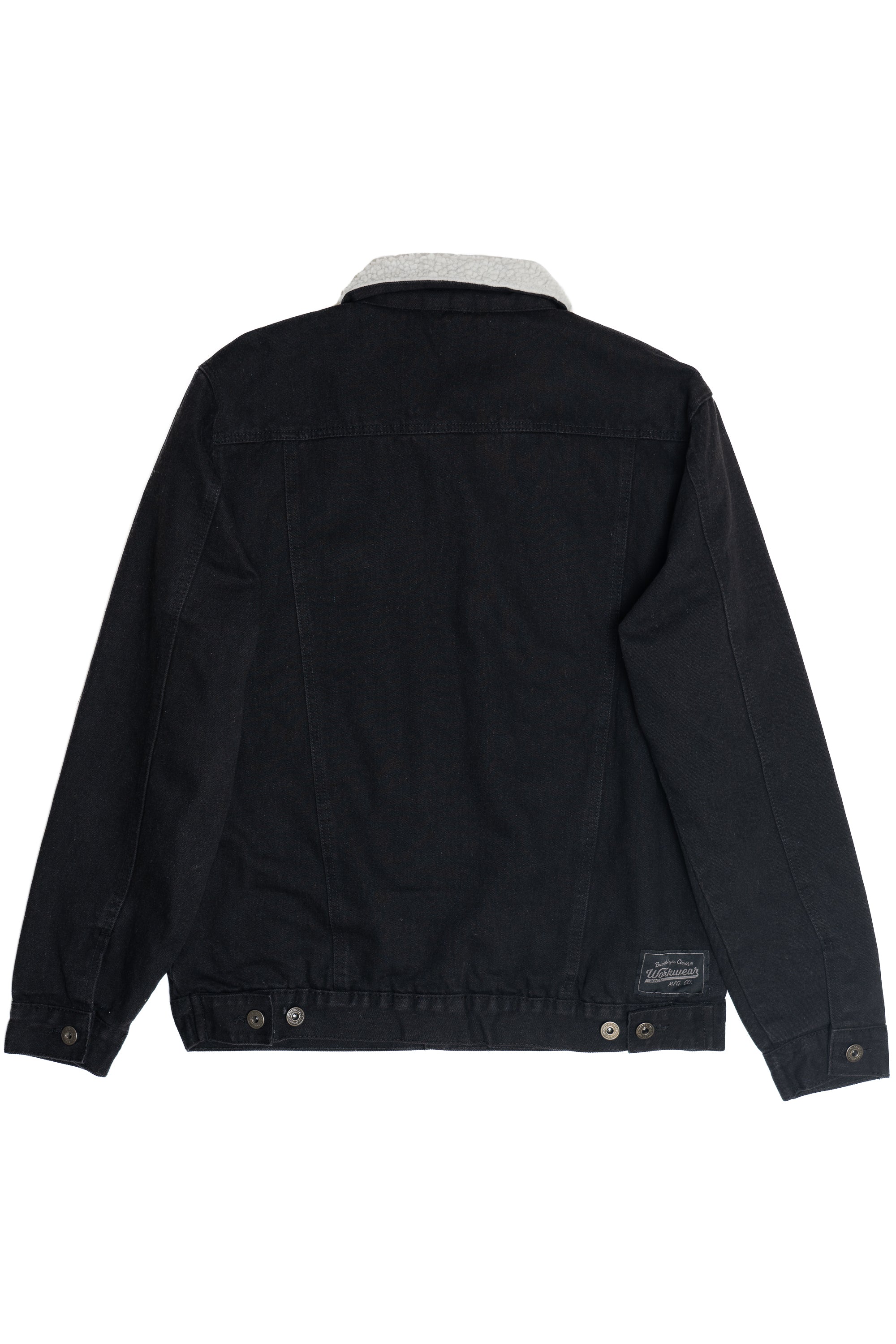 Faux Sherling Lined Trucker Jacket