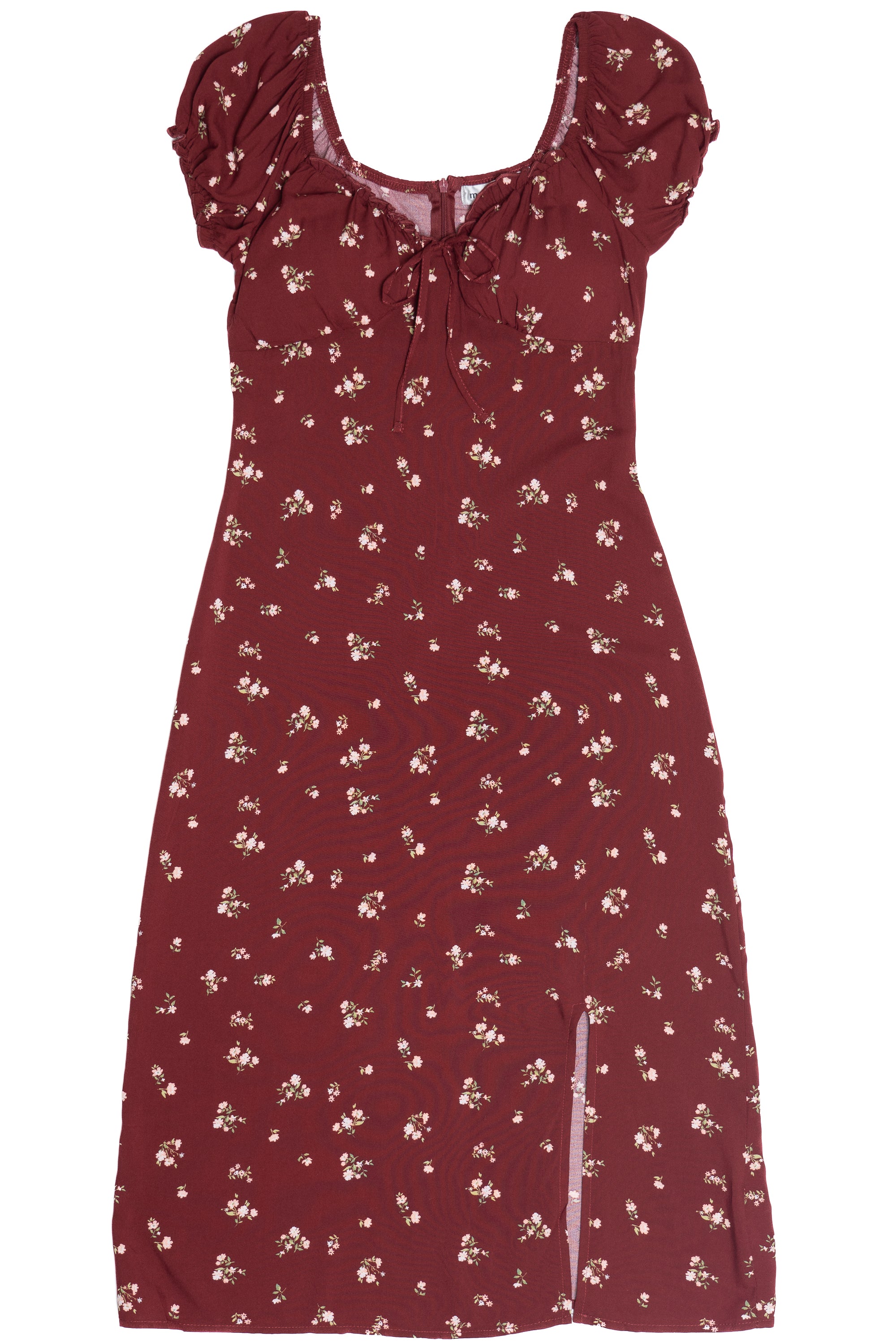 Puff Sleeve Floral Maxi Dress