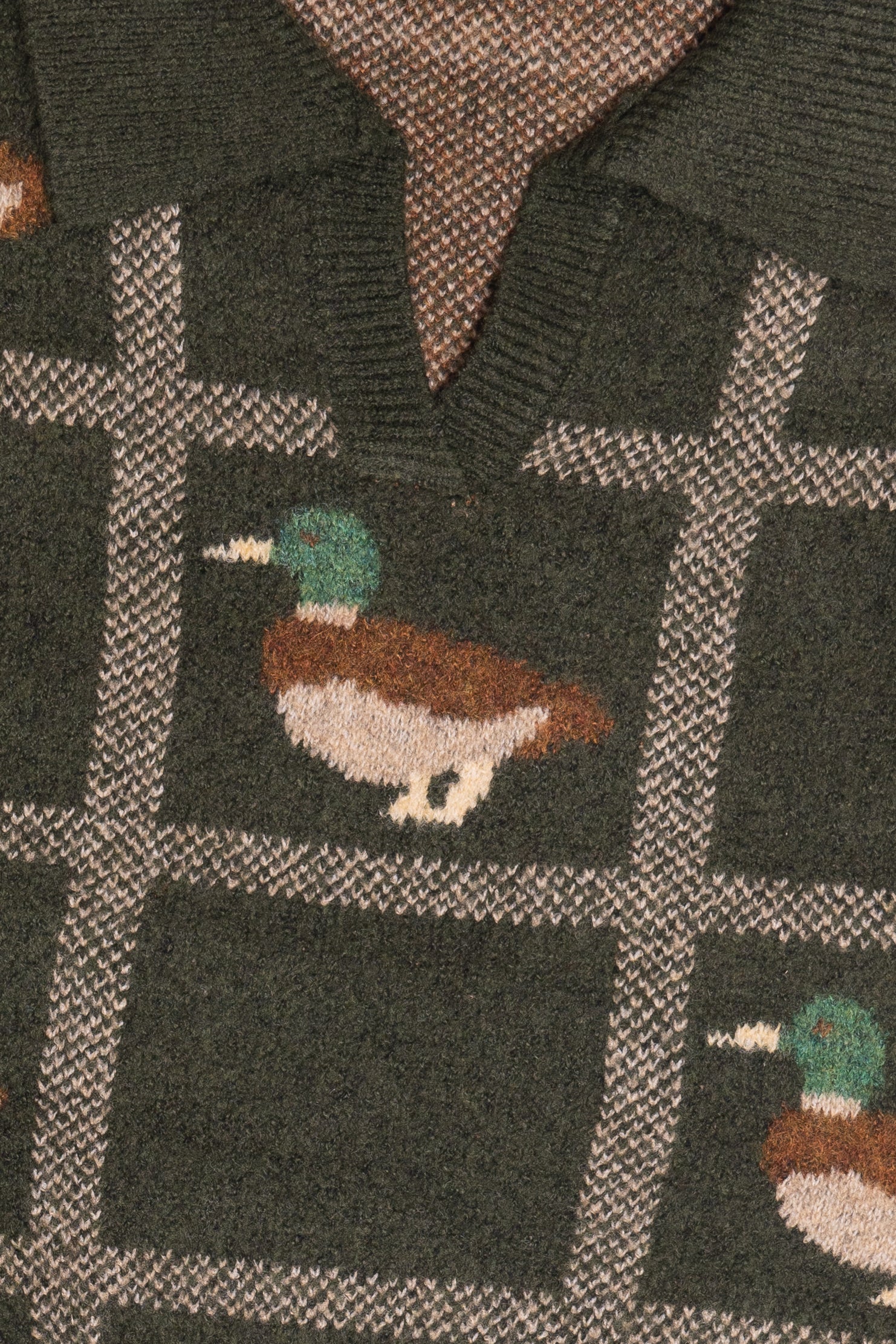 Plaid Mallard Sweater