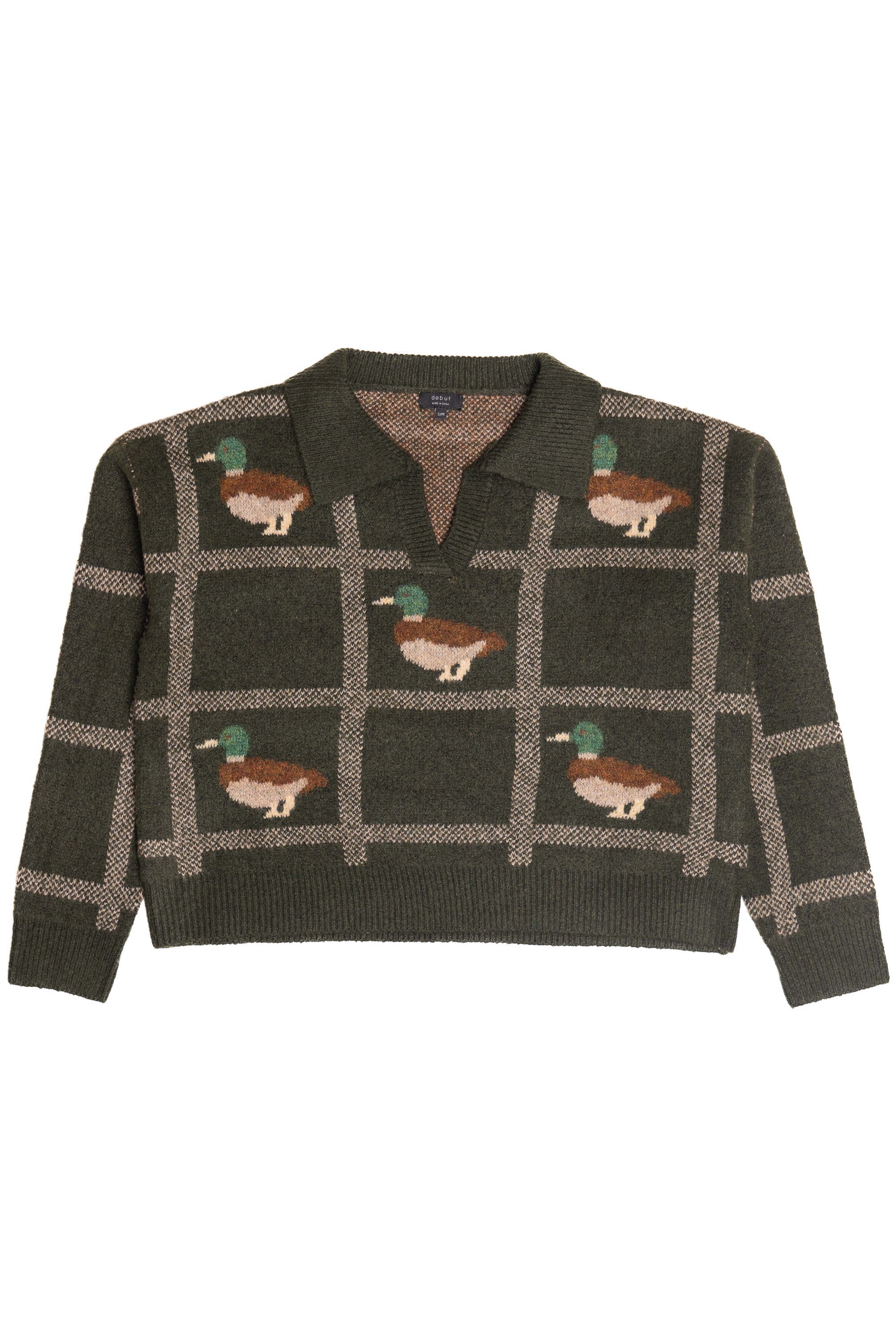 Plaid Mallard Sweater