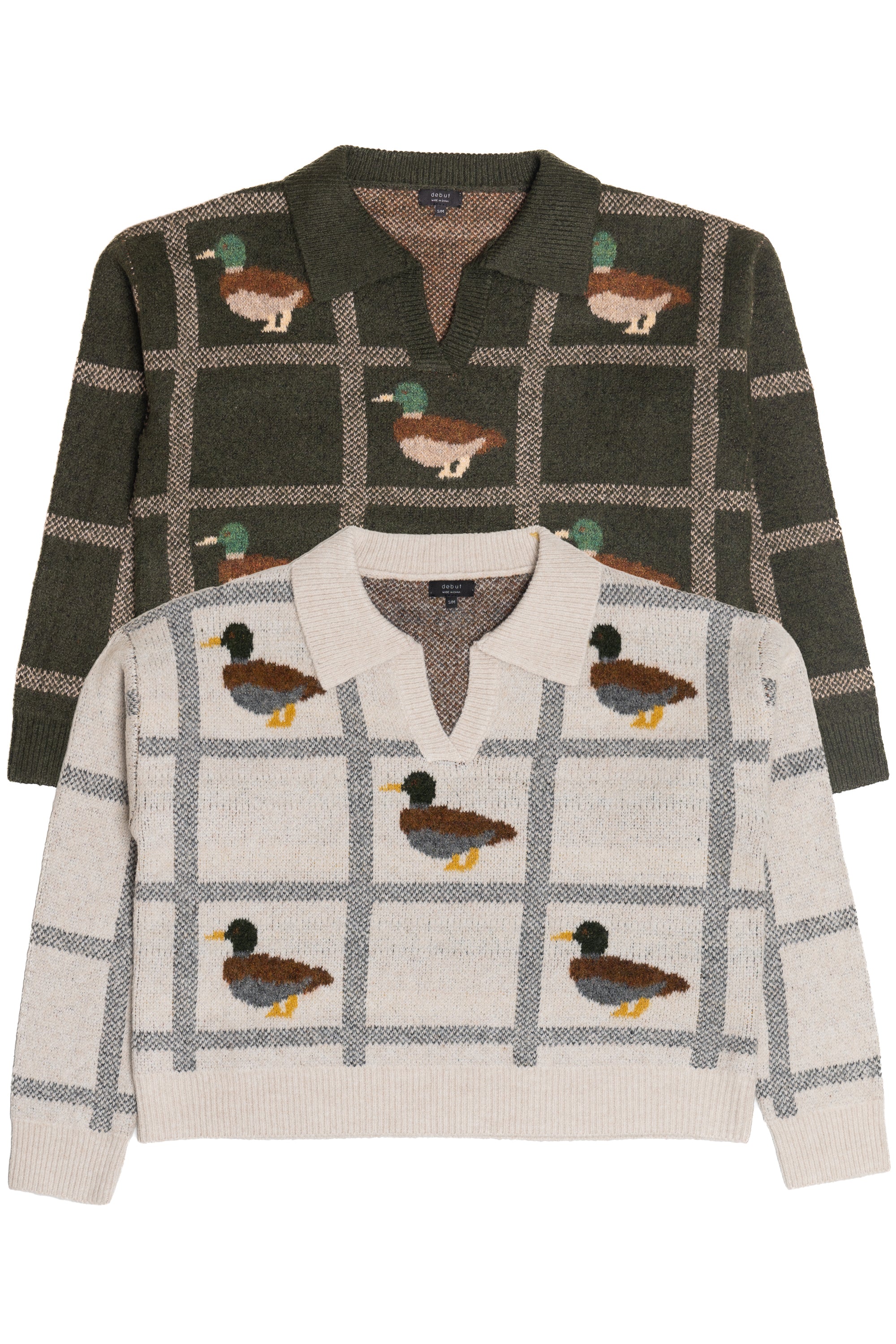 Plaid Mallard Sweater